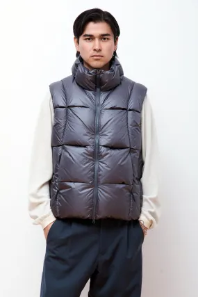 3D Down Vest Lead Grey