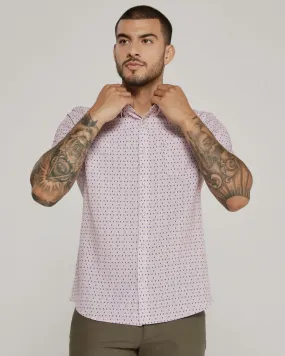 '7Diamonds' Men's Calix Button Down - Stone Rose