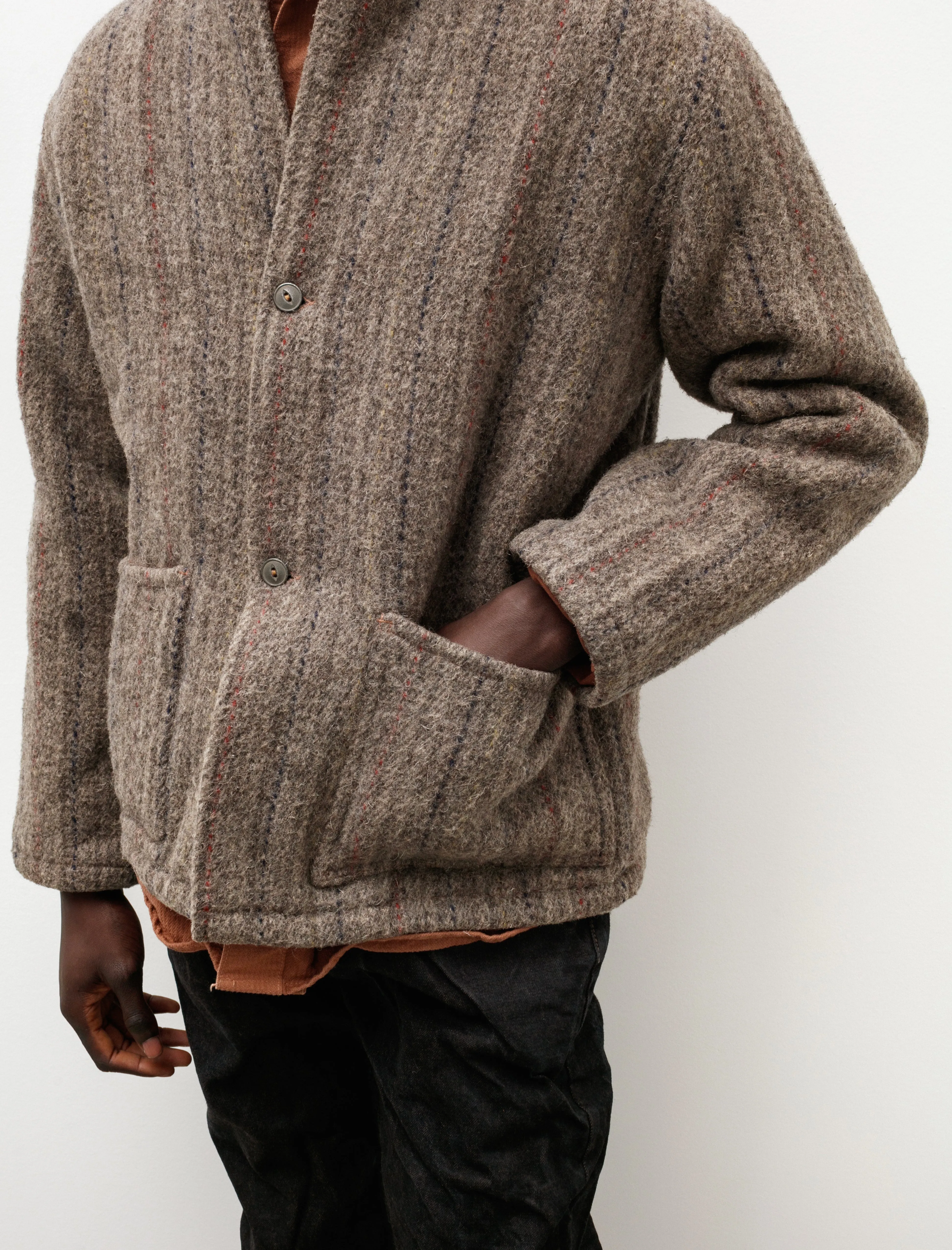 916 Common Coat Herdwick Wool Tweed Tan Wattle