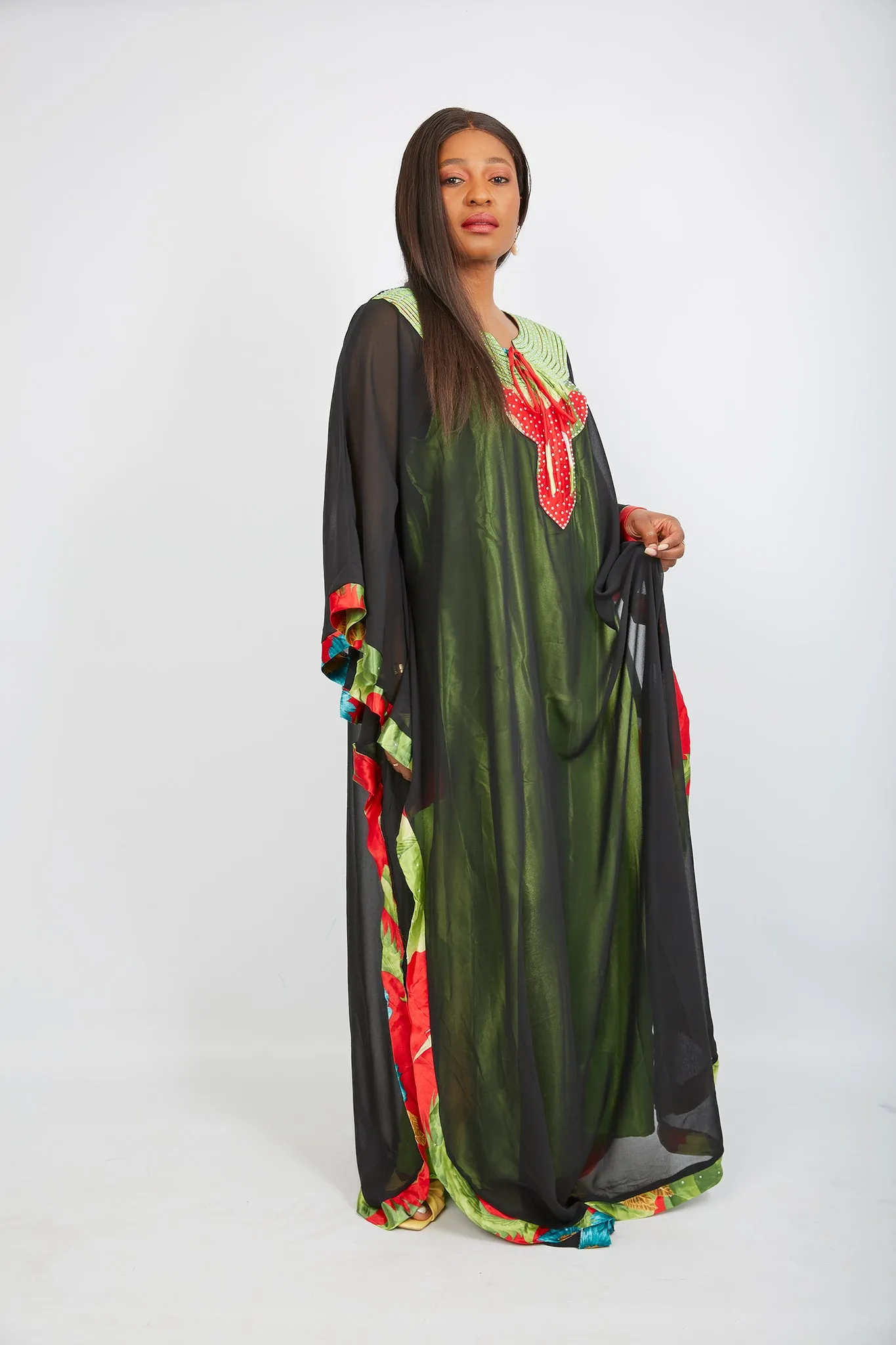 African Fashion Bubu Kaftan Maxi Dress - Arese