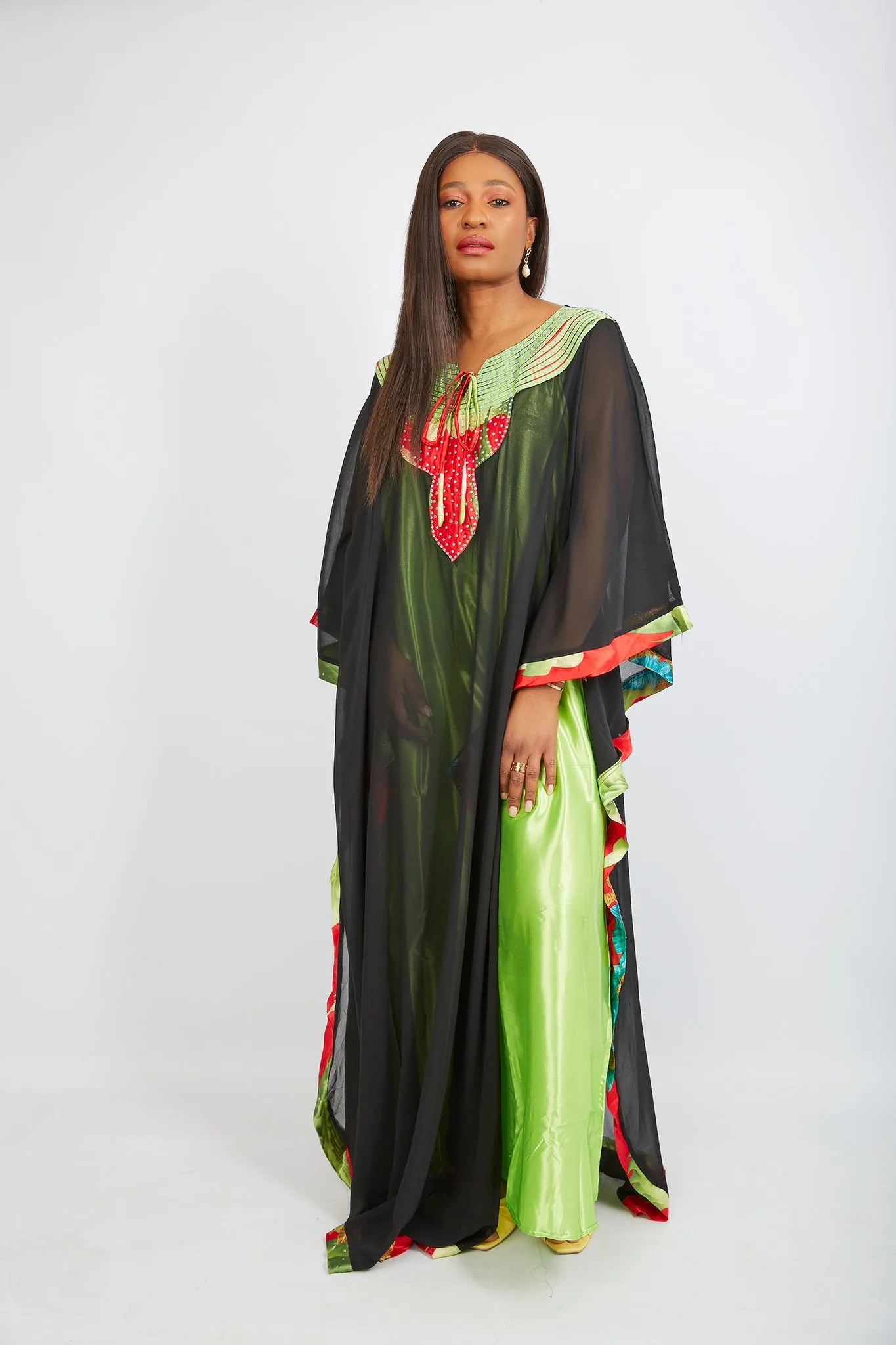 African Fashion Bubu Kaftan Maxi Dress - Arese