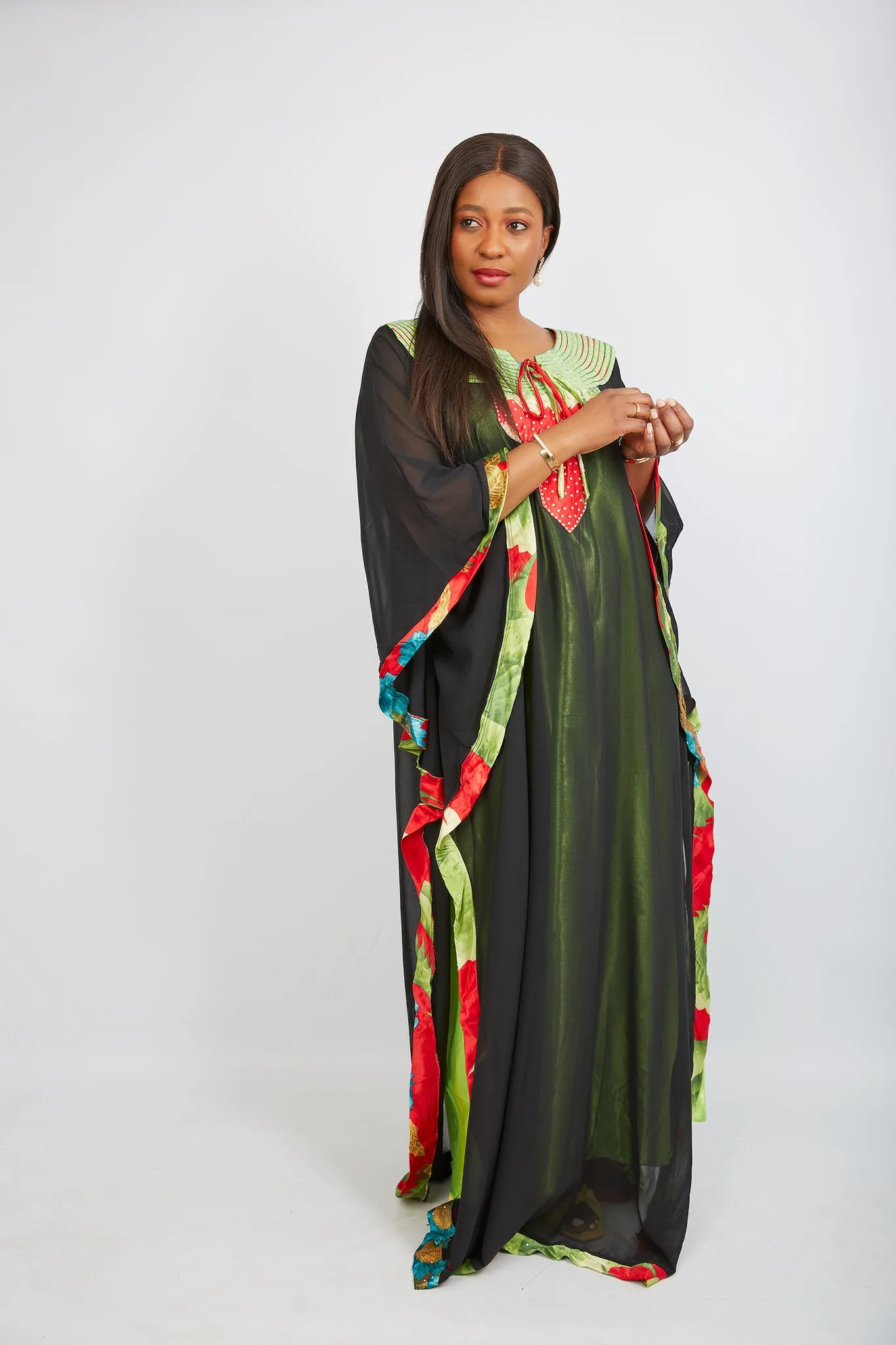 African Fashion Bubu Kaftan Maxi Dress - Arese