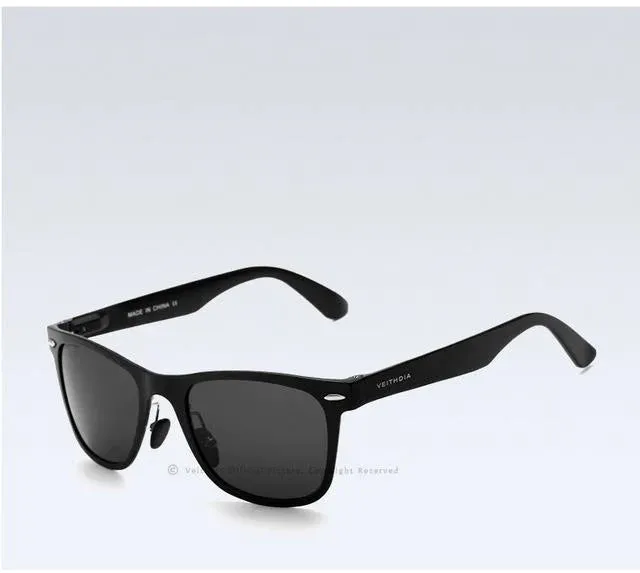 Aluminum Magnesium Fashion Unisex Mirror Polarized Goggle Sunglasses