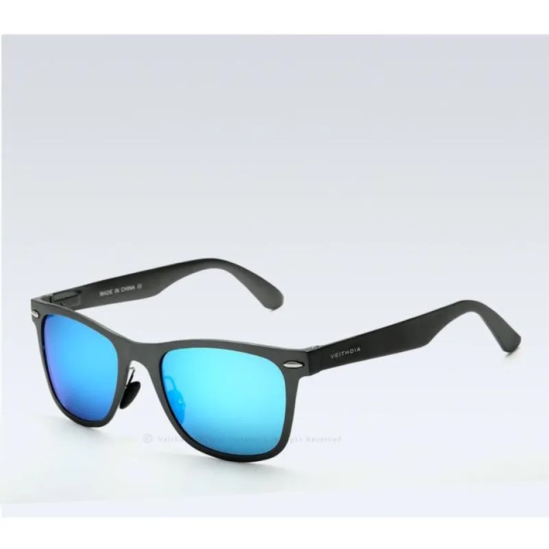 Aluminum Magnesium Fashion Unisex Mirror Polarized Goggle Sunglasses