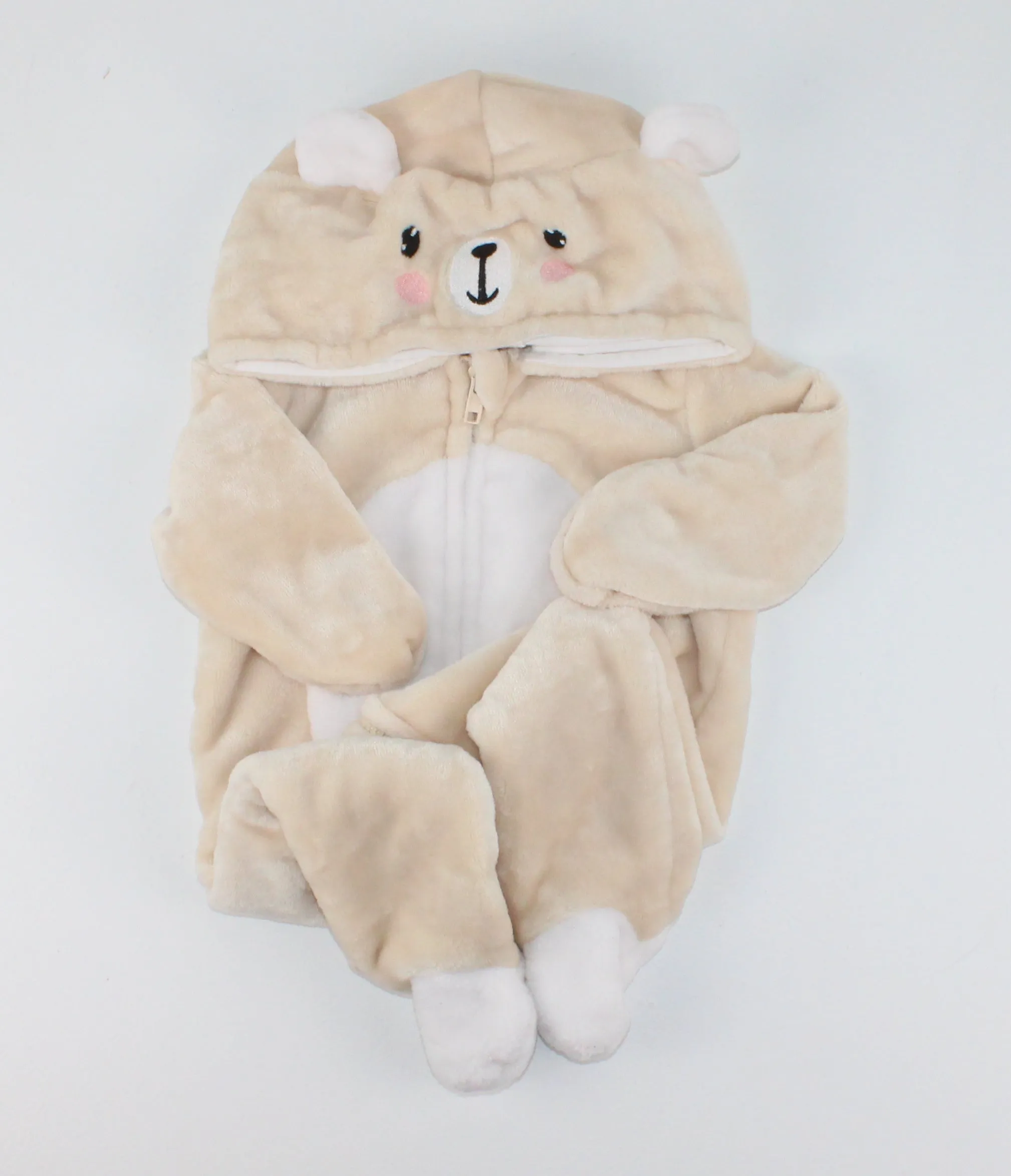 BABY MACK ULTRA SOFT THICK FLLECY BEAR OUTERWEAR/COSTUME 0-3M