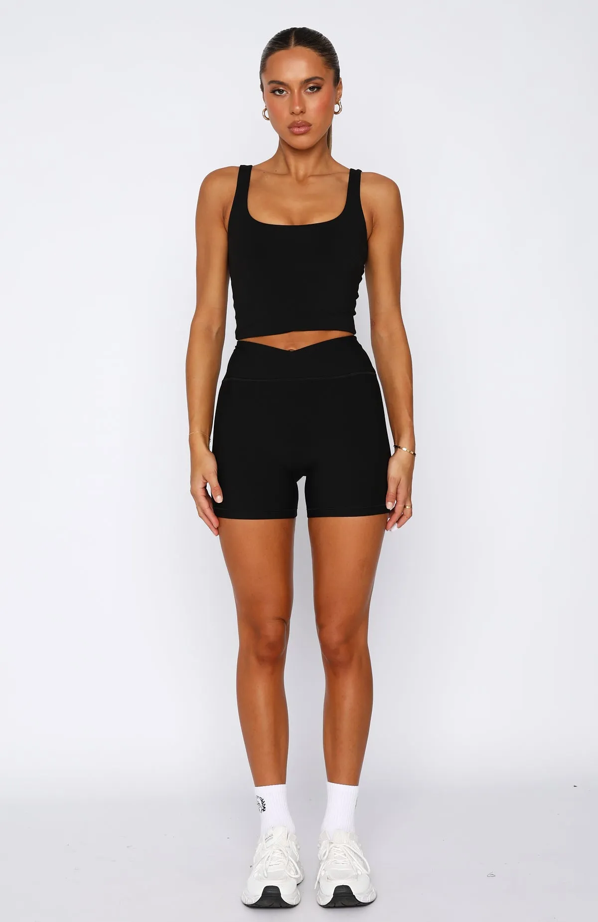 Balance High Waisted Shorts Black