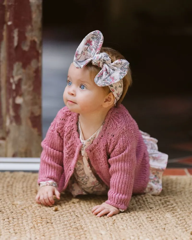 Bebe Rose Knitted Cardigan