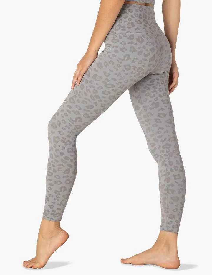 Beyond Yoga Leopard Jacquard High Waisted Midi Legging