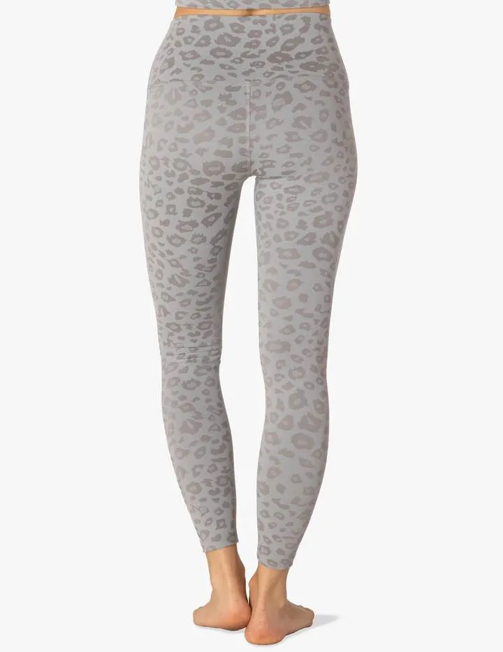 Beyond Yoga Leopard Jacquard High Waisted Midi Legging