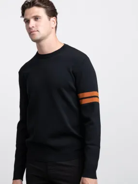 Black High Performance™ Wool Crewneck