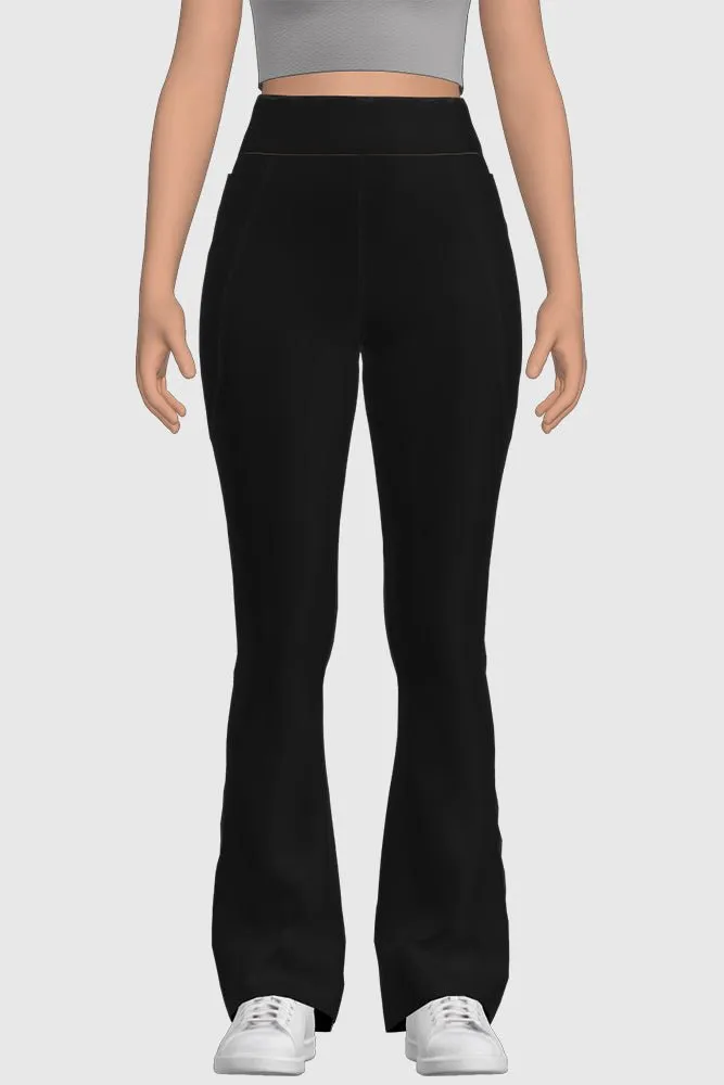 Black Yoga Flare Pants