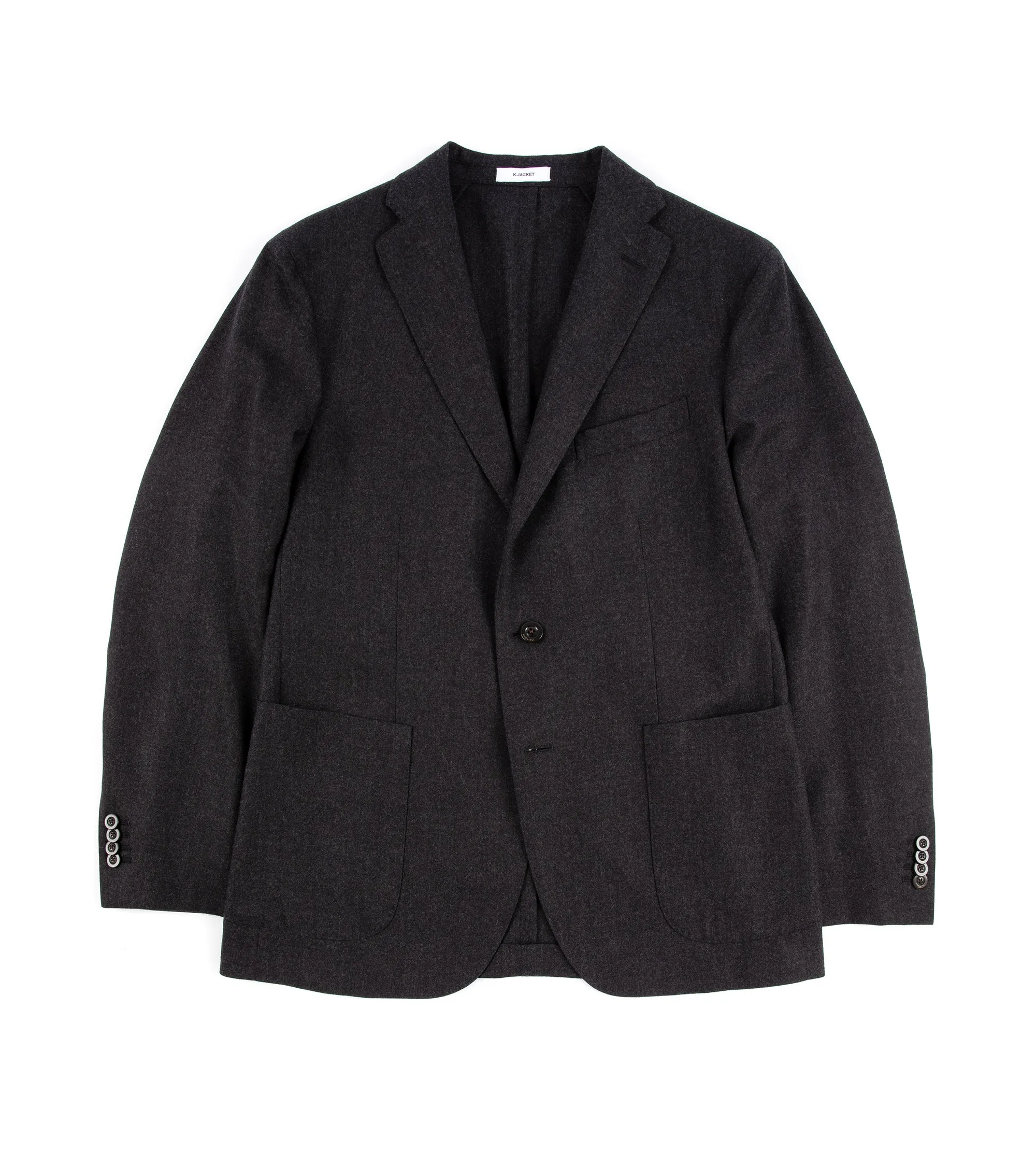 Boglioli Lightweight Wool Travel Suit: Charcoal