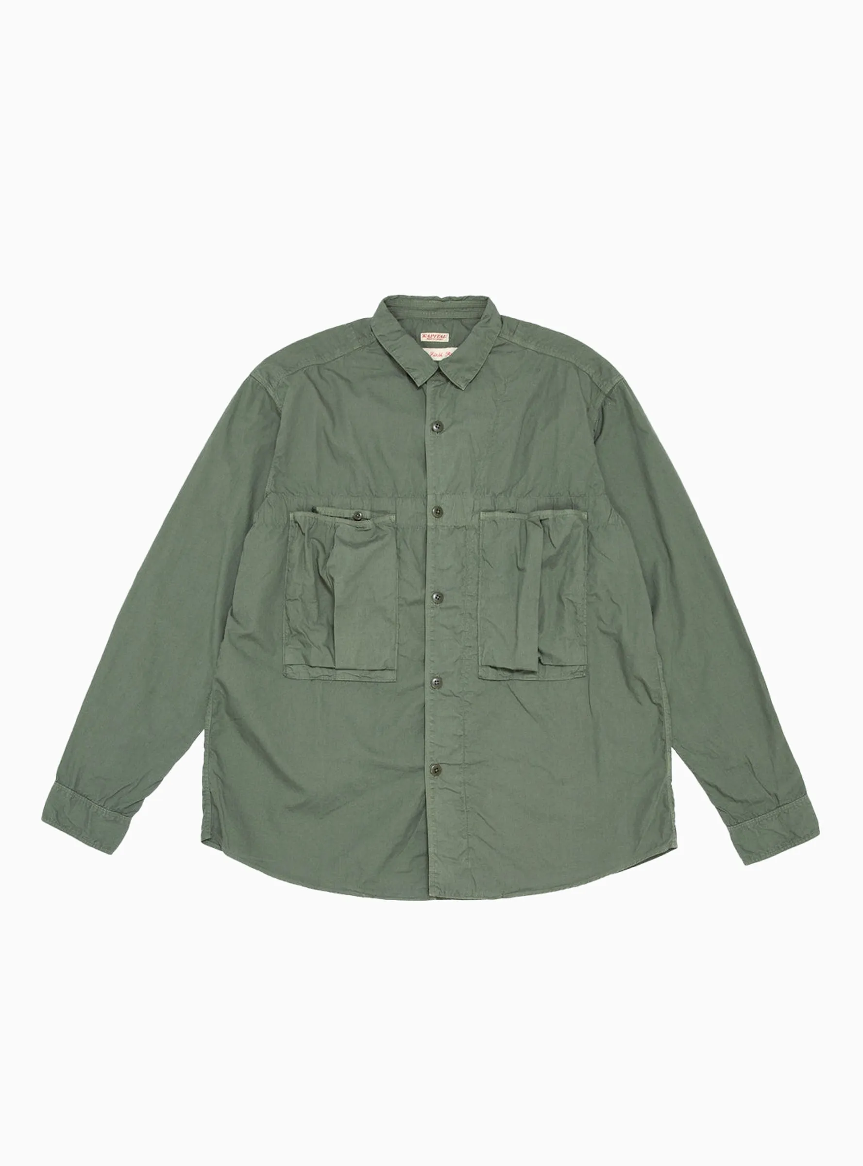 Broadcloth Anorak Shirt Khaki