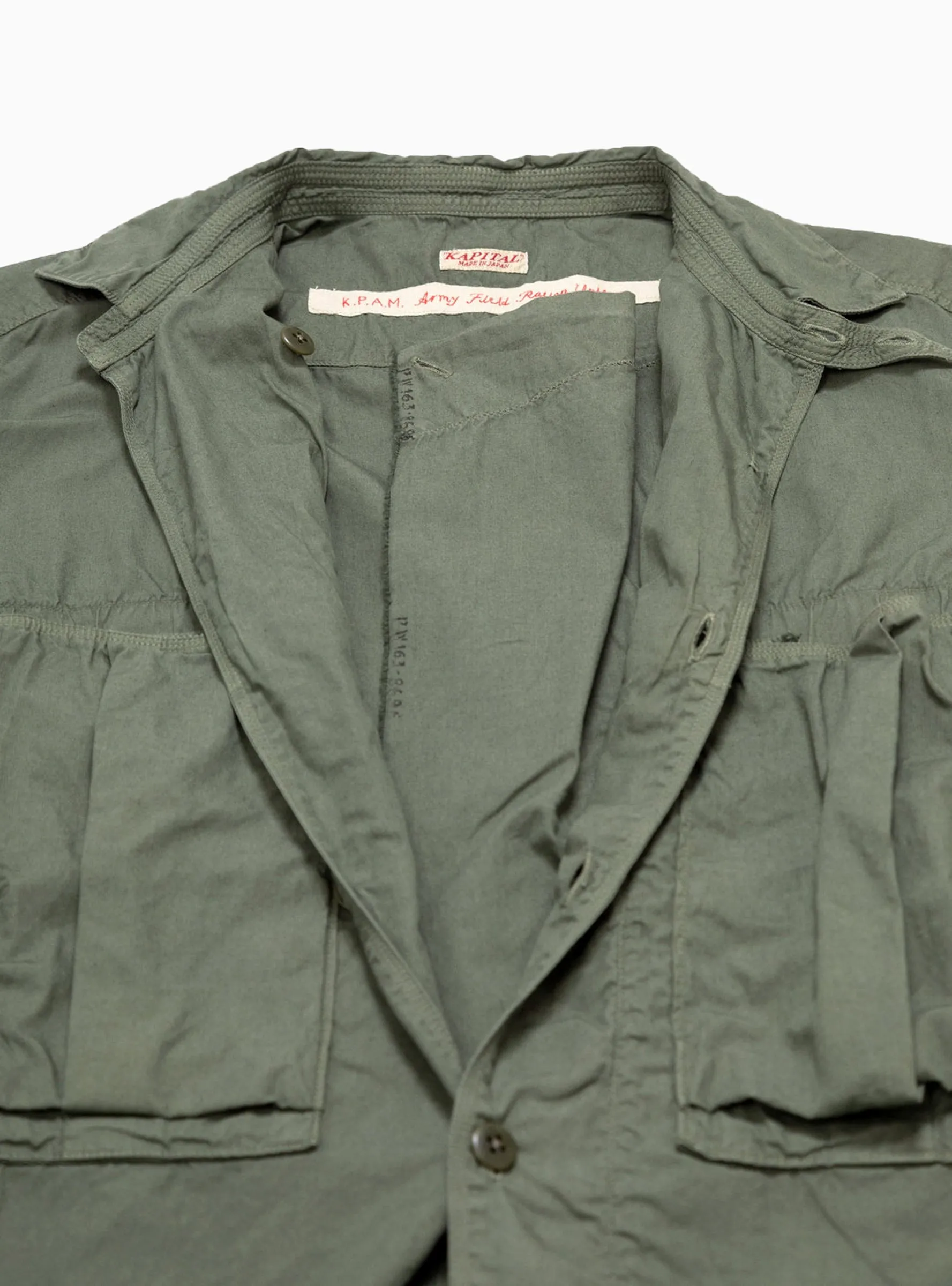 Broadcloth Anorak Shirt Khaki