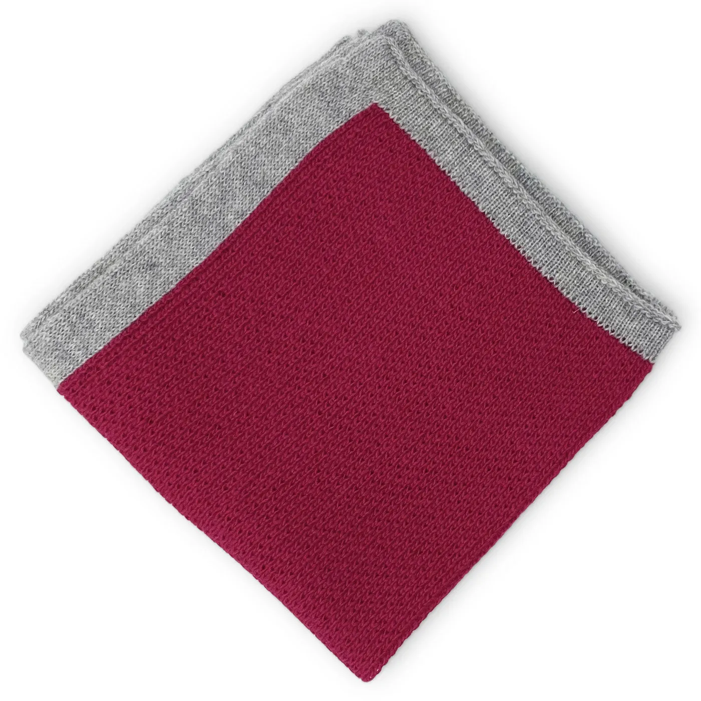 Brunswick: Wool Pocket Square - Pink