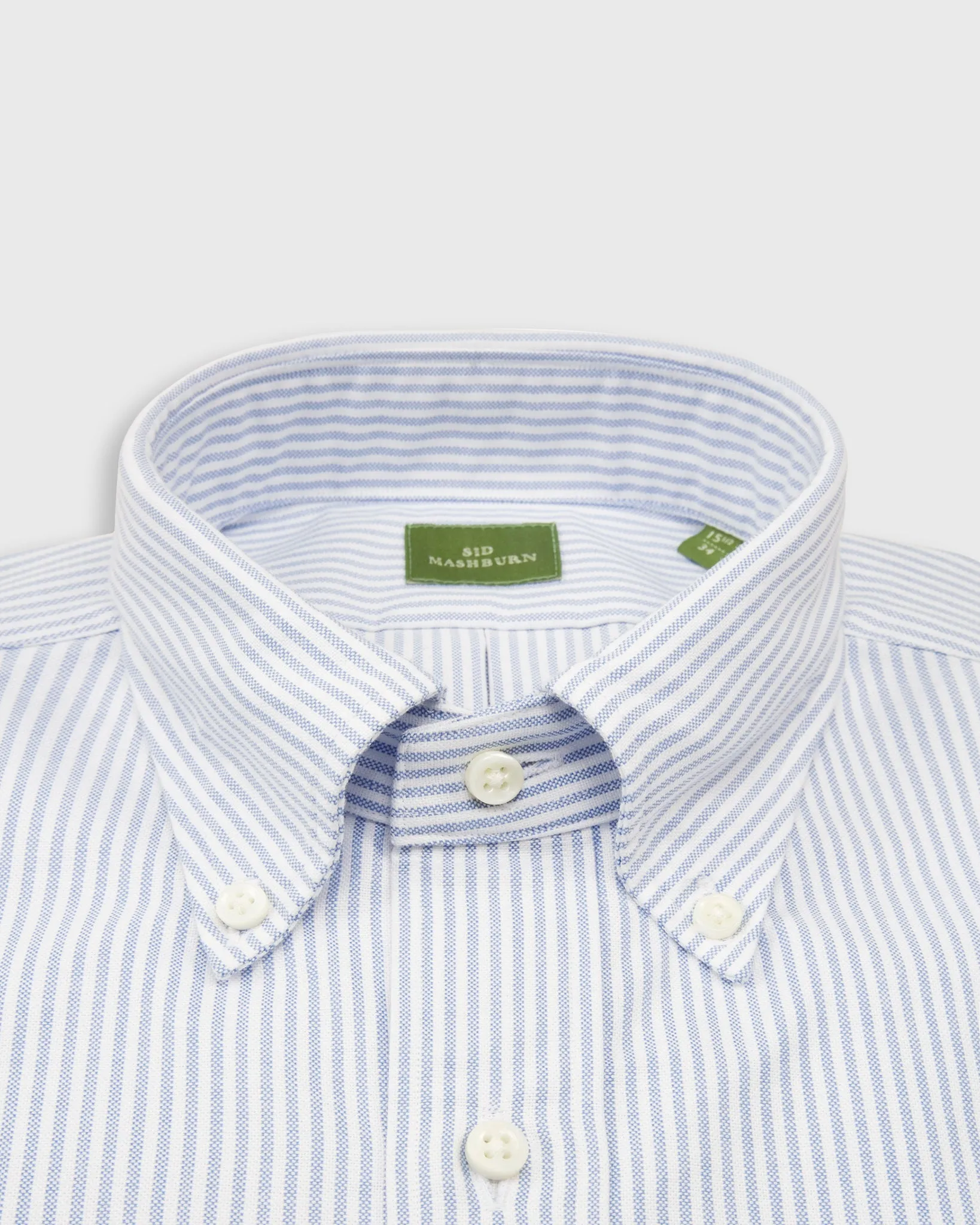 Button-Down Dress Shirt in Blue University Stripe Oxford