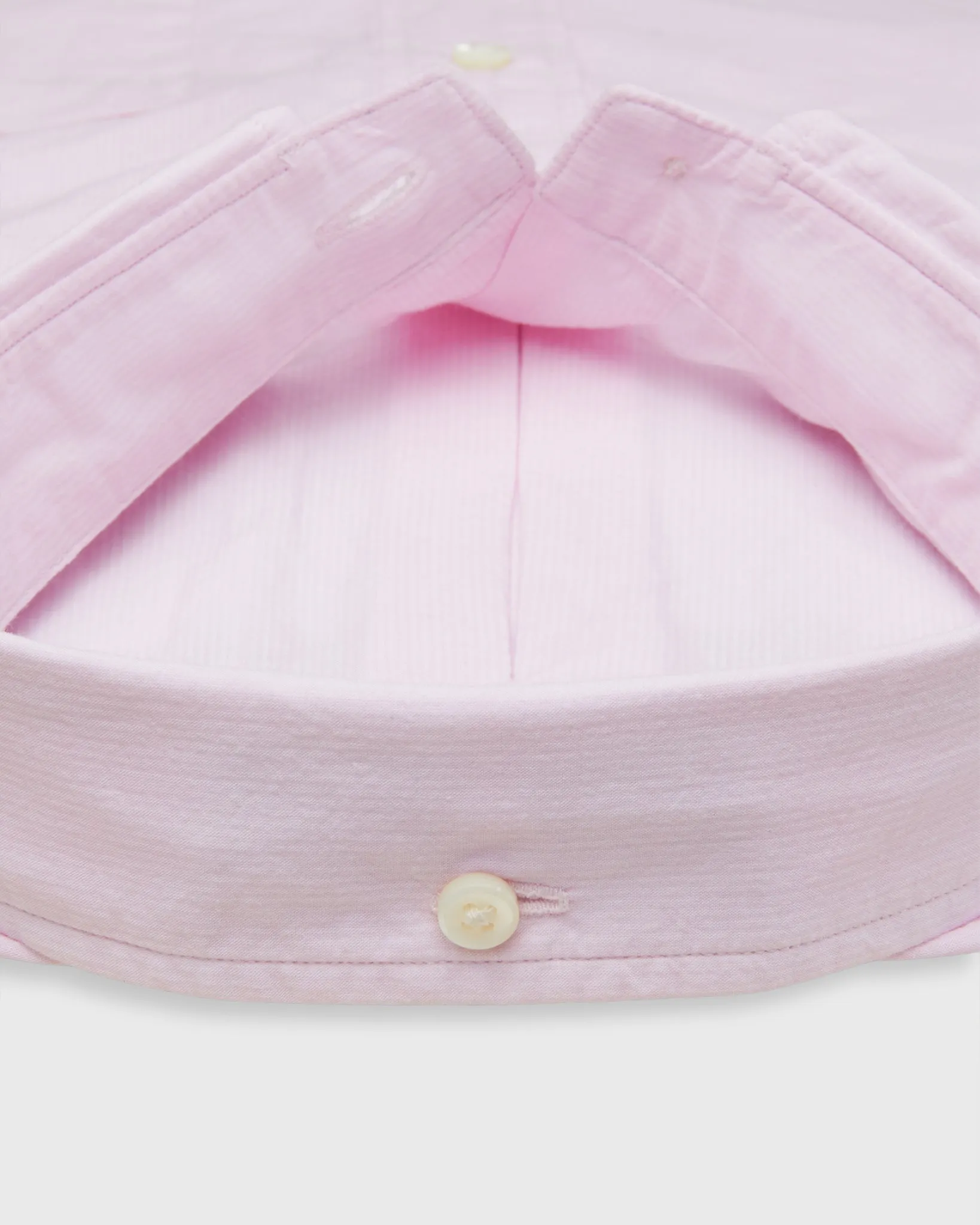 Button-Down Sport Shirt in Pink Shadow Stripe Poplin