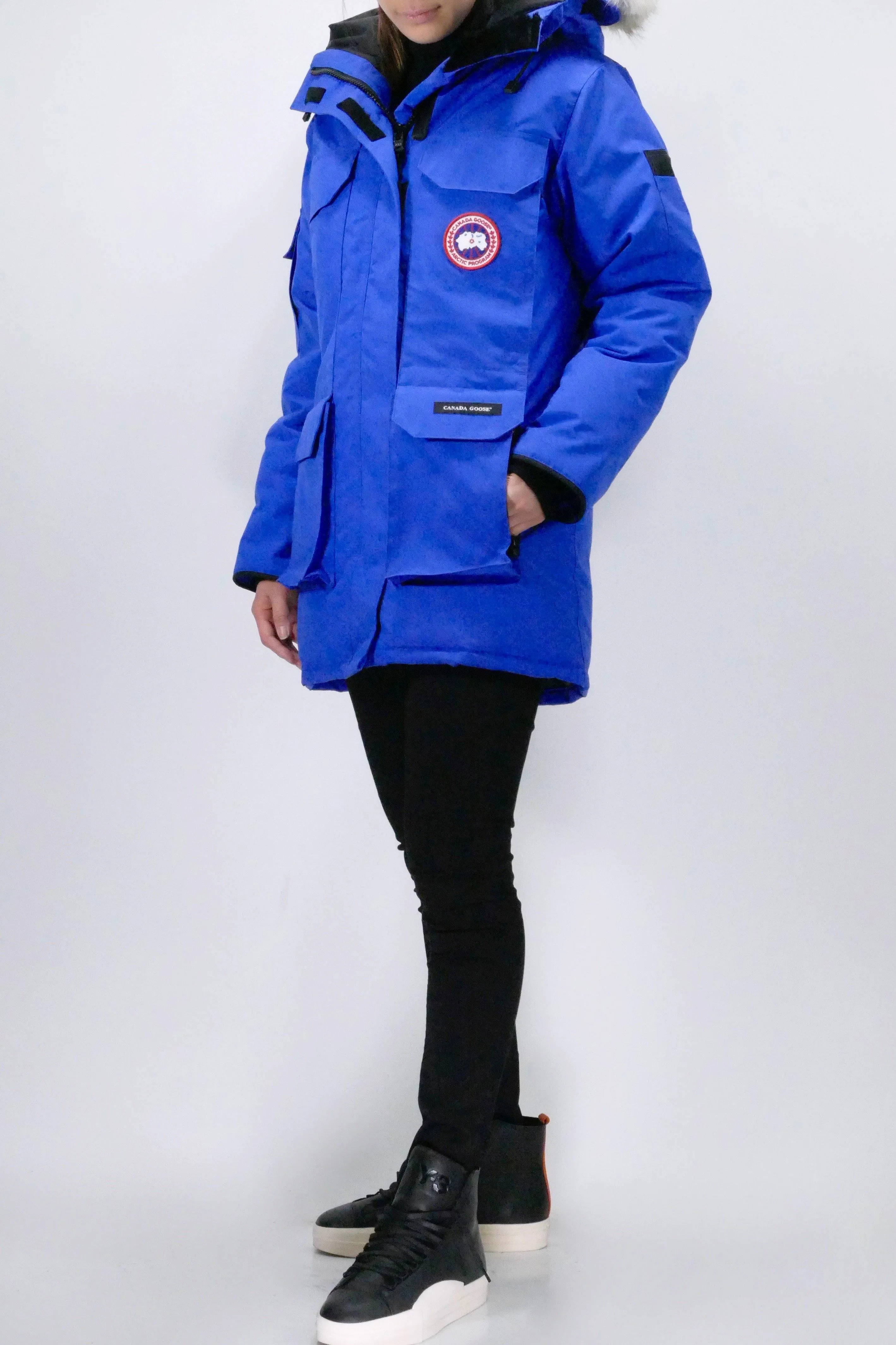 Canada Goose Womens Down *Parka Expedition PBI - Royal Blue