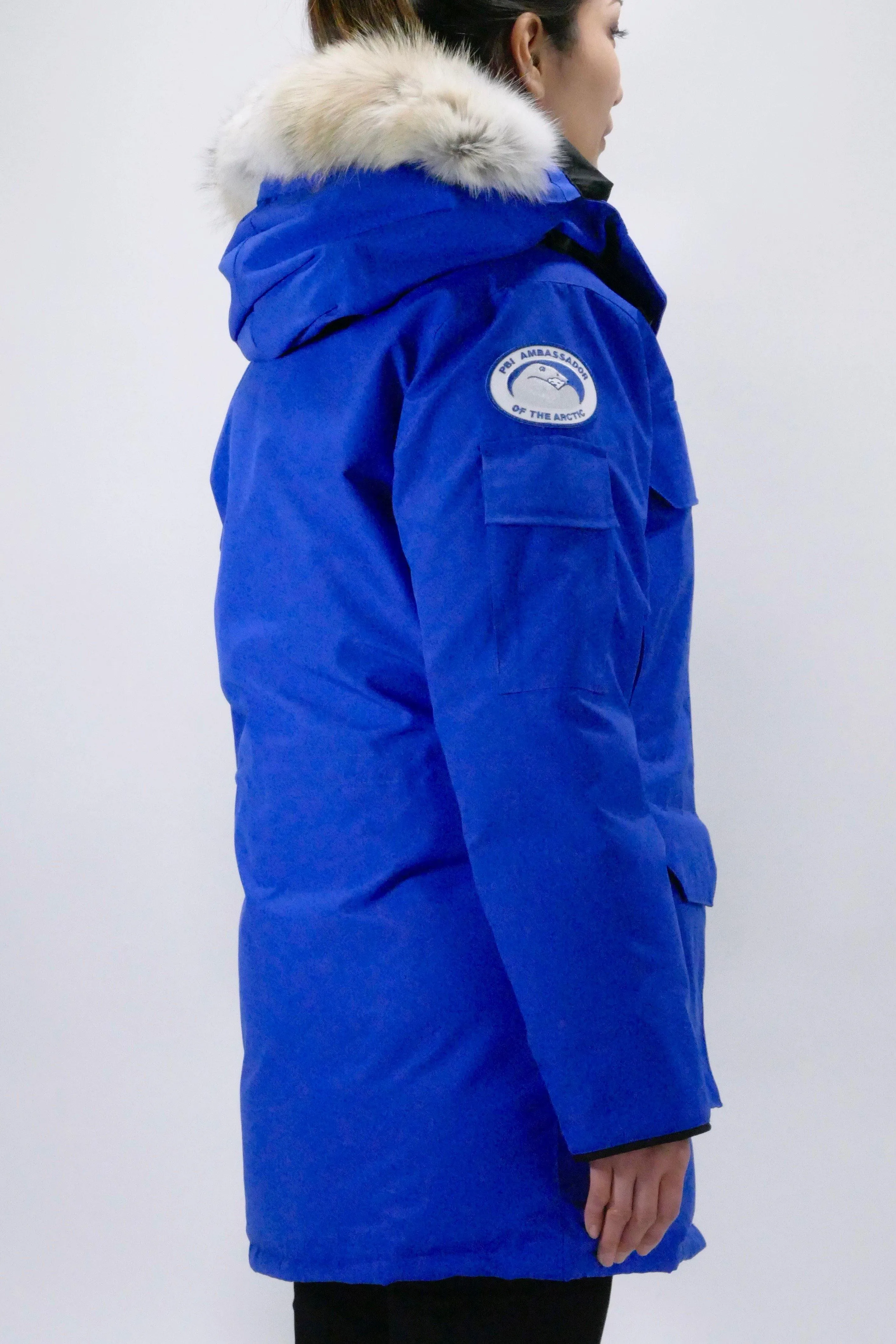 Canada Goose Womens Down *Parka Expedition PBI - Royal Blue