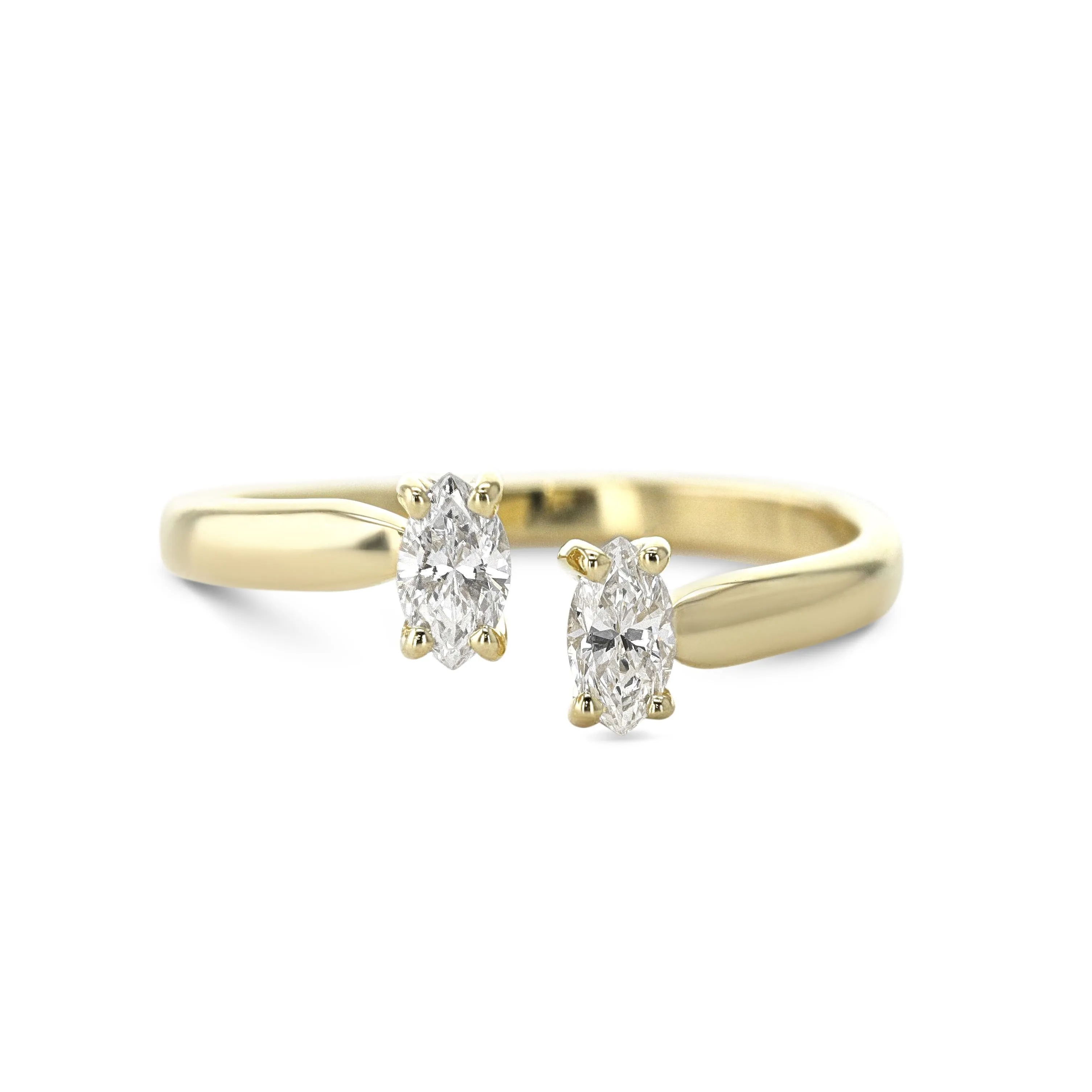 Celine Fashion Ring   (0.36 Carat) -18K Yellow Gold