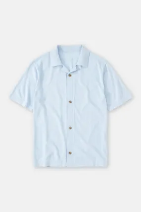 Closed Horizon Light Blue Button Down Polo Cardigan