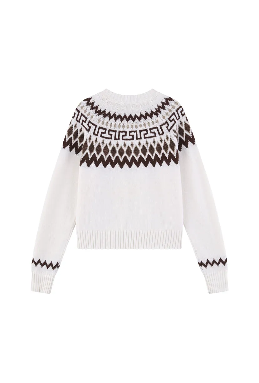 Collin Wool Sweater - Beige