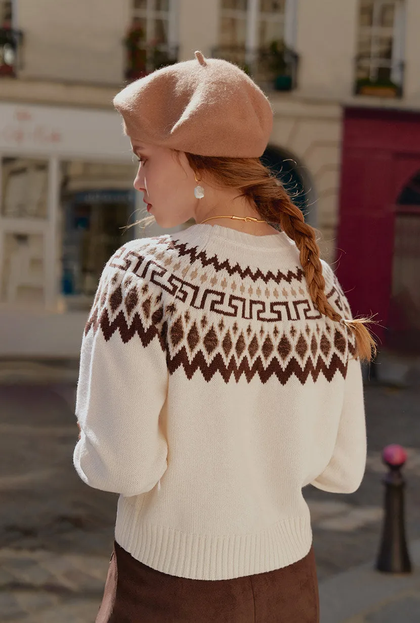 Collin Wool Sweater - Beige