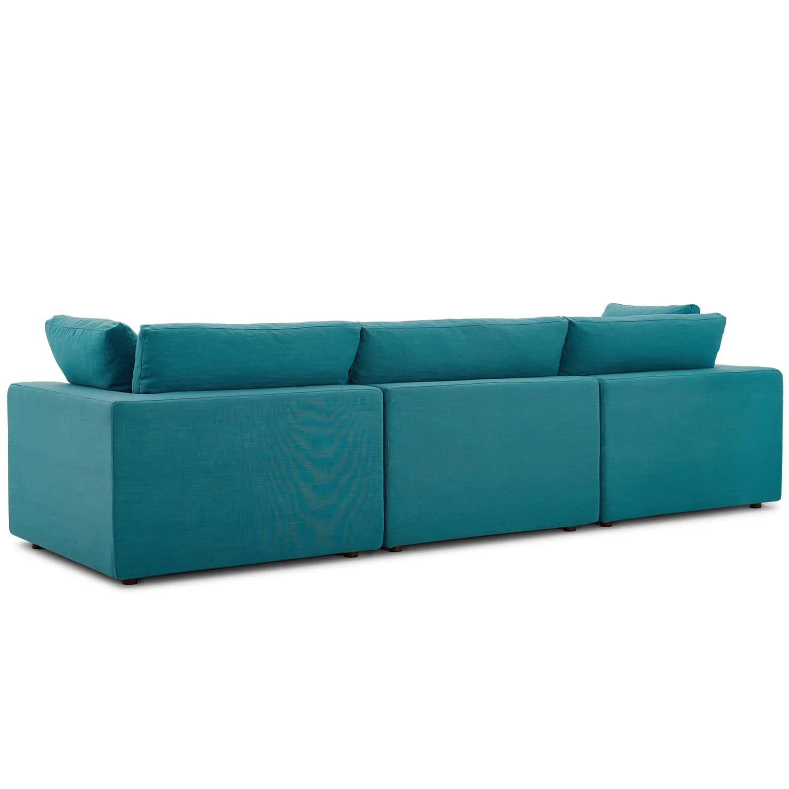 Commix Down Filled Overstuffed 3 Piece Sectional Sofa Set