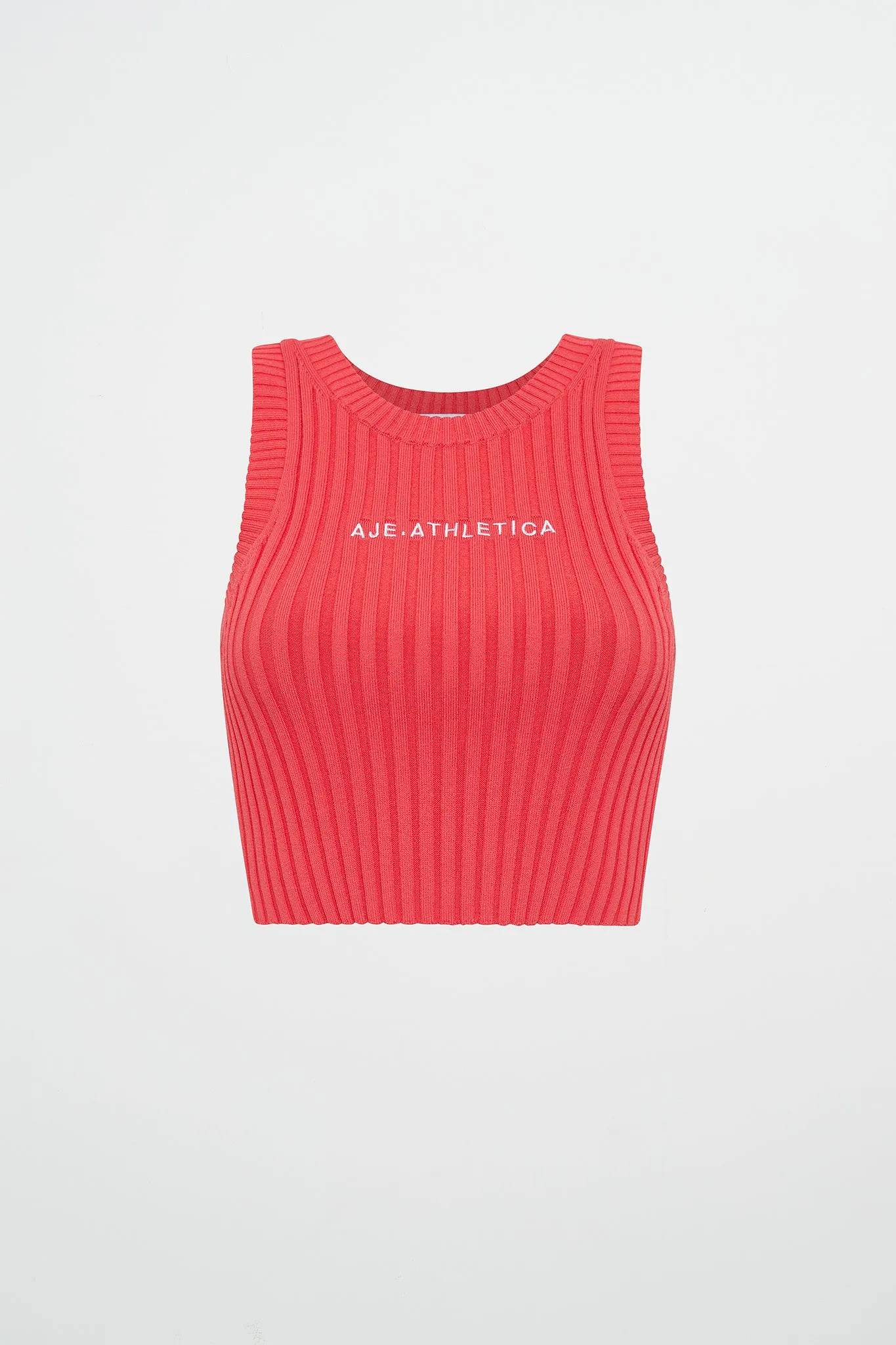 Cropped Knitted Logo Tank 135