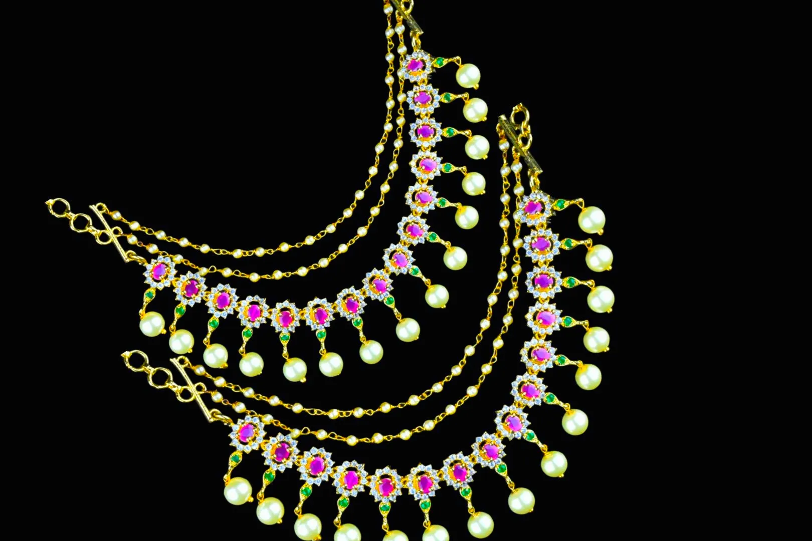 Cz Champaswaralu By Asp Fashion Jewellery