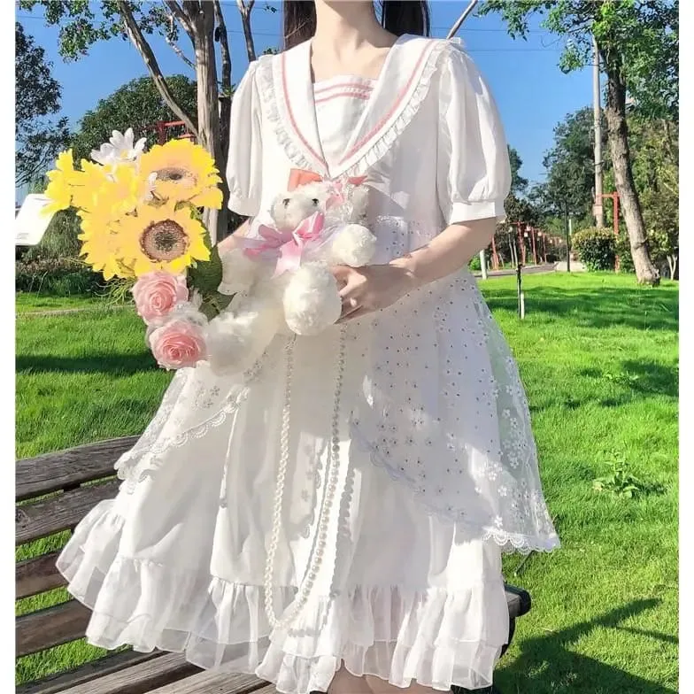 Daisy Meadow Kawaii Fashion Fairy Princess Lolita Dress