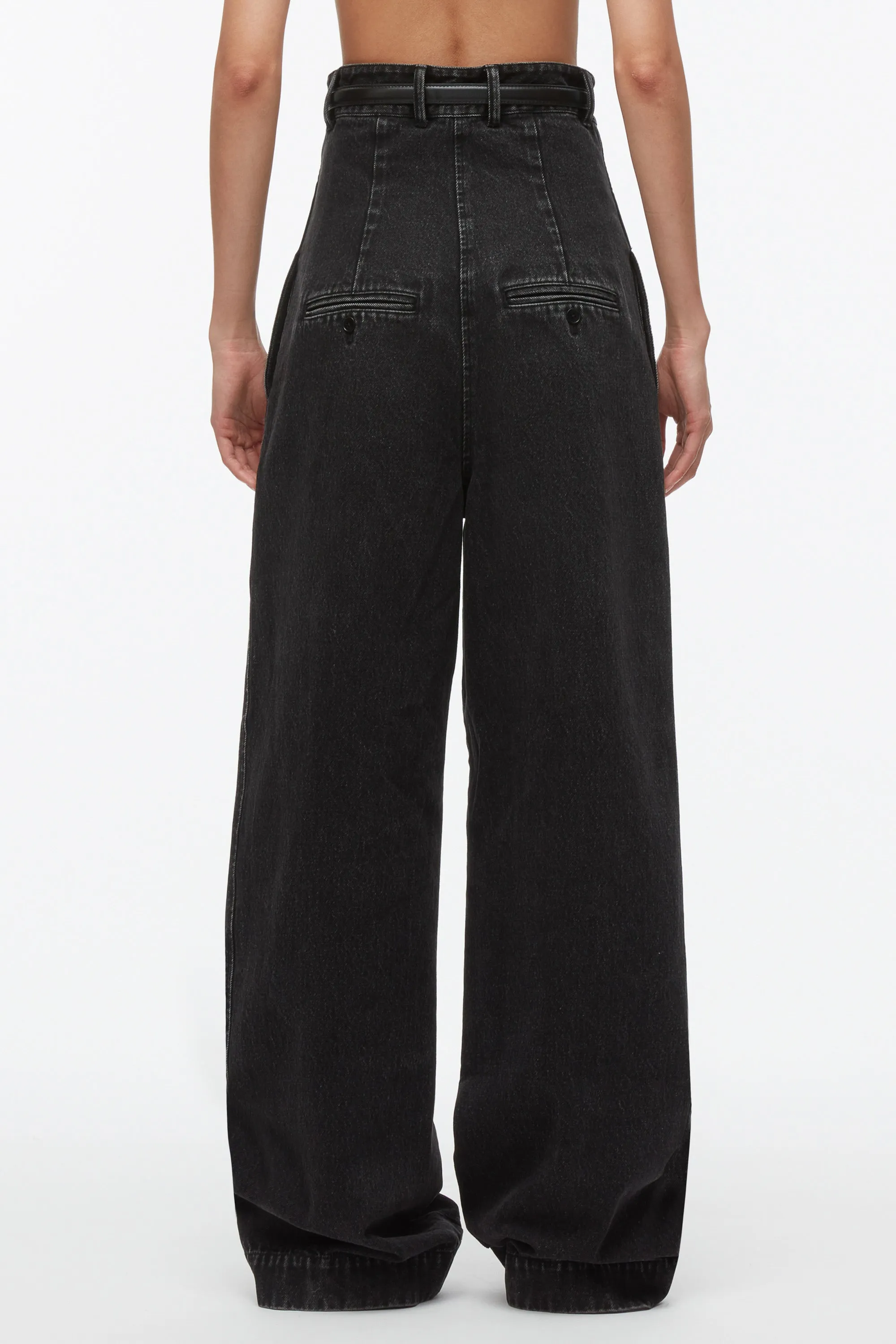 Denim Extreme High Waisted Trouser