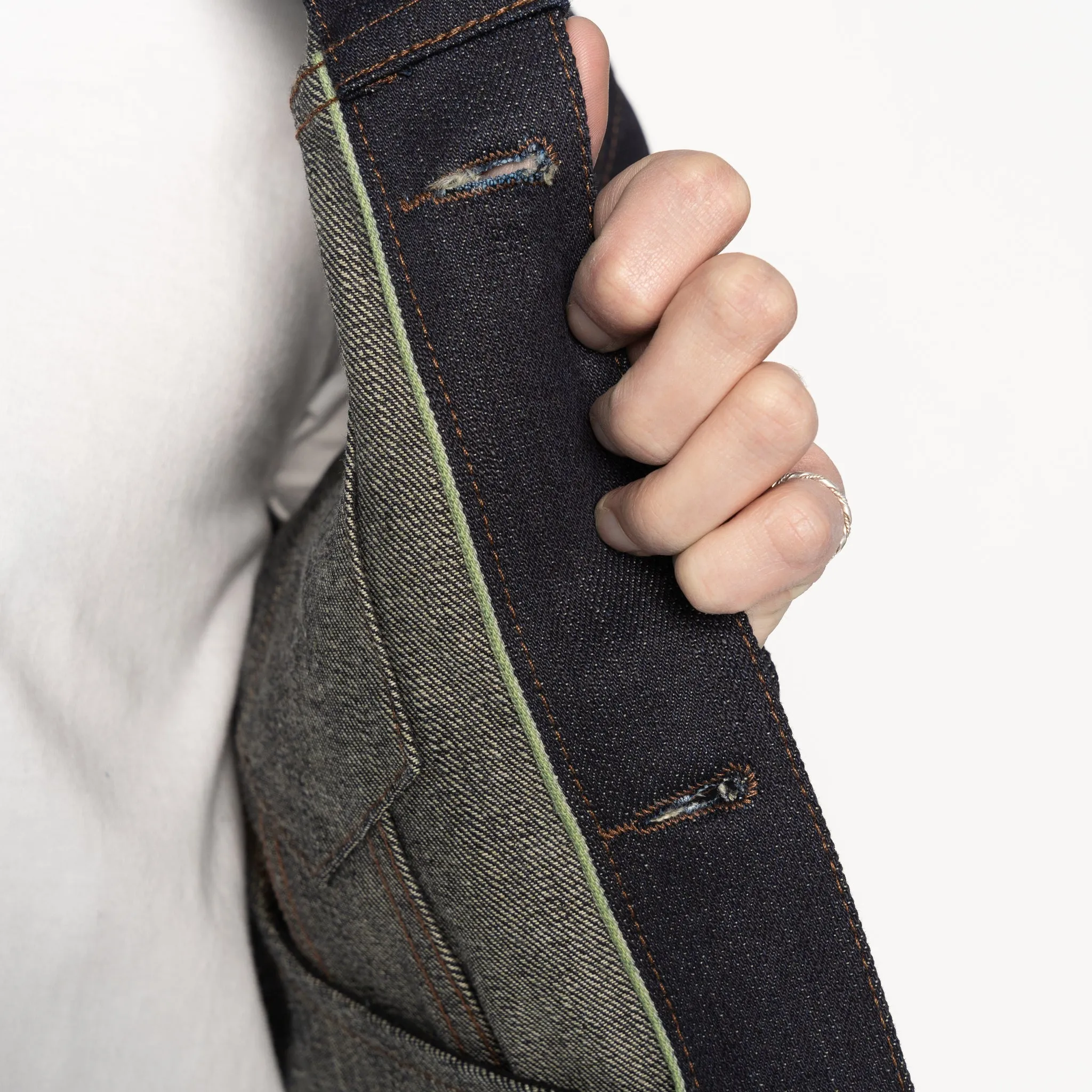 Denim Jacket - Matcha Selvedge