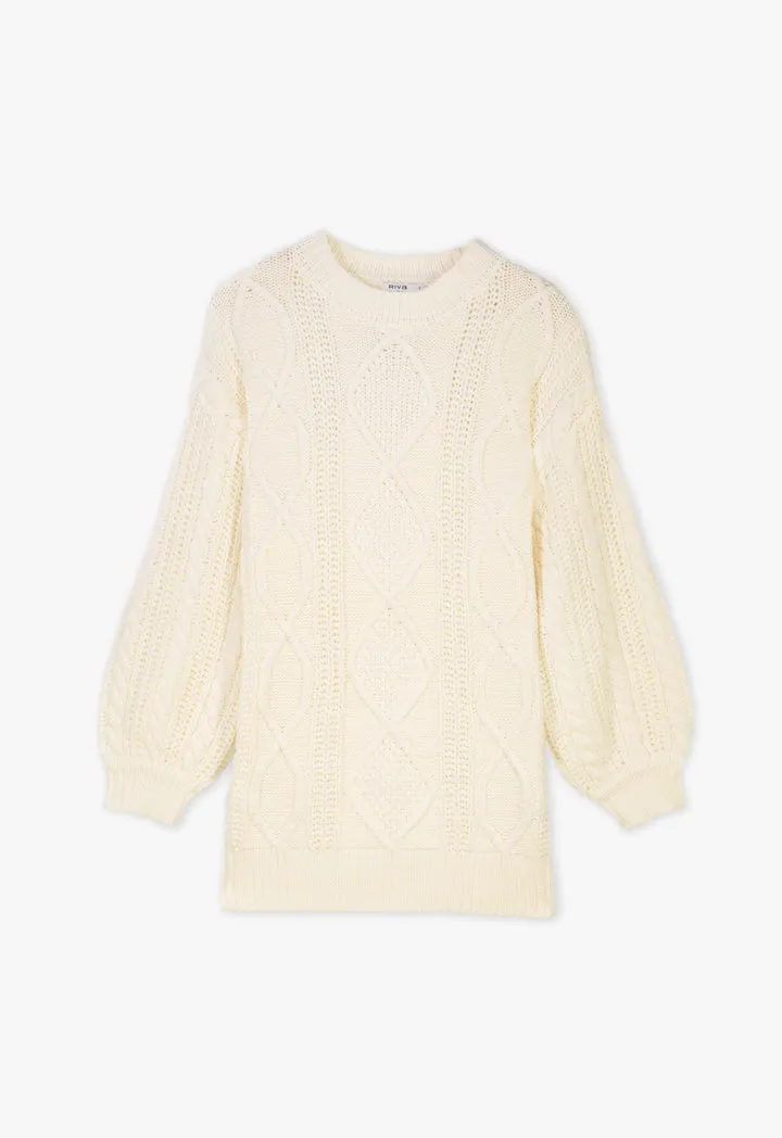 Diamond Shaped Crochet Knitted Blouse