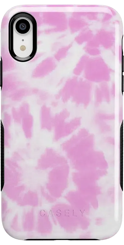 Down for Whatever | Light Pink Tie Dye Case