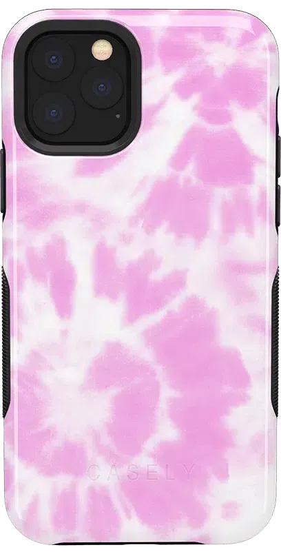 Down for Whatever | Light Pink Tie Dye Case