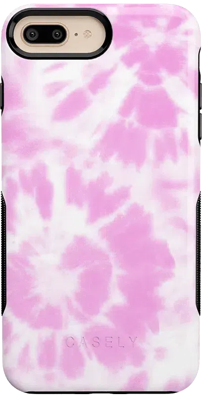 Down for Whatever | Light Pink Tie Dye Case