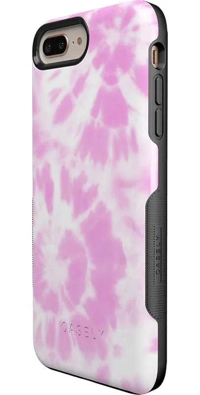 Down for Whatever | Light Pink Tie Dye Case