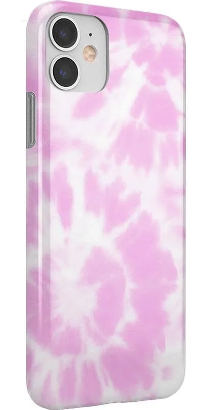 Down for Whatever | Light Pink Tie Dye Case