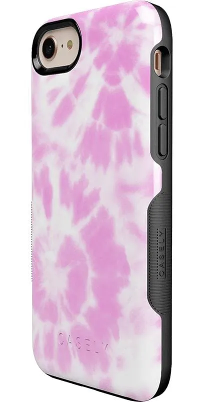 Down for Whatever | Light Pink Tie Dye Case