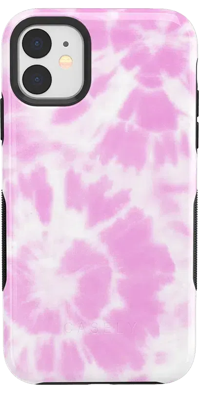 Down for Whatever | Light Pink Tie Dye Case