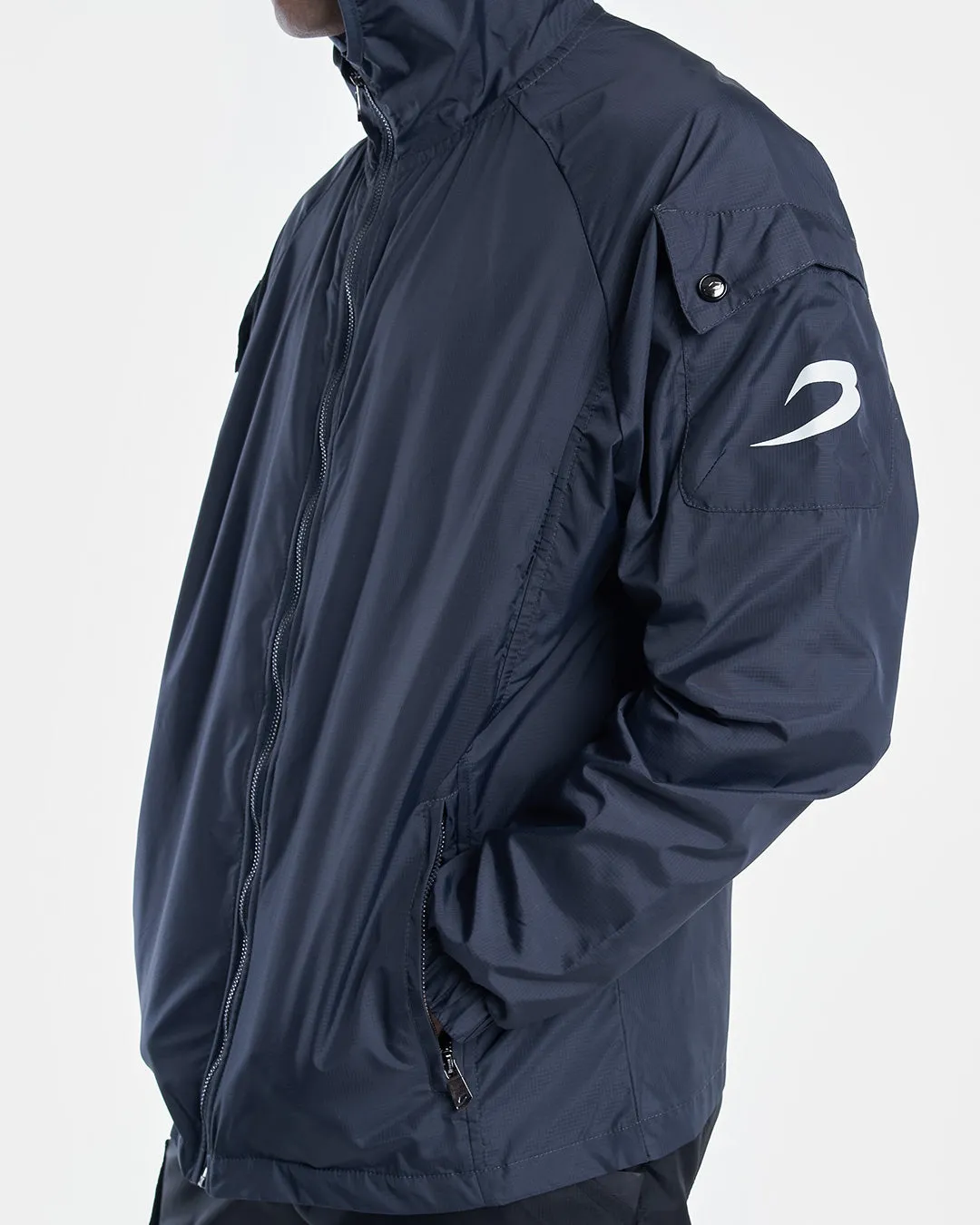 Dundee Windbreaker Jacket - Charcoal