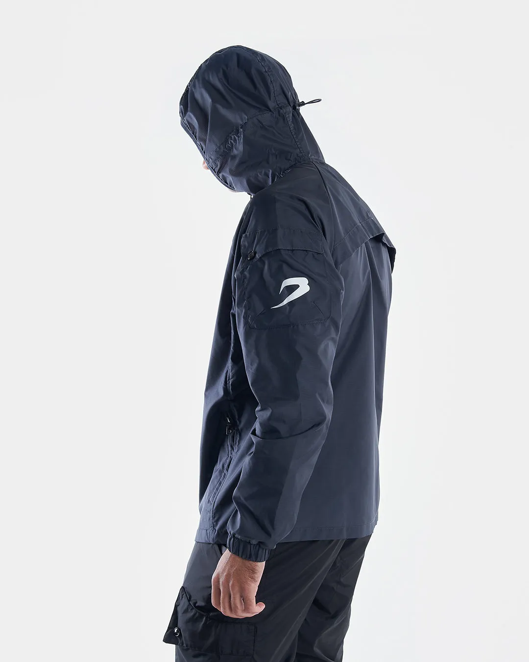 Dundee Windbreaker Jacket - Charcoal