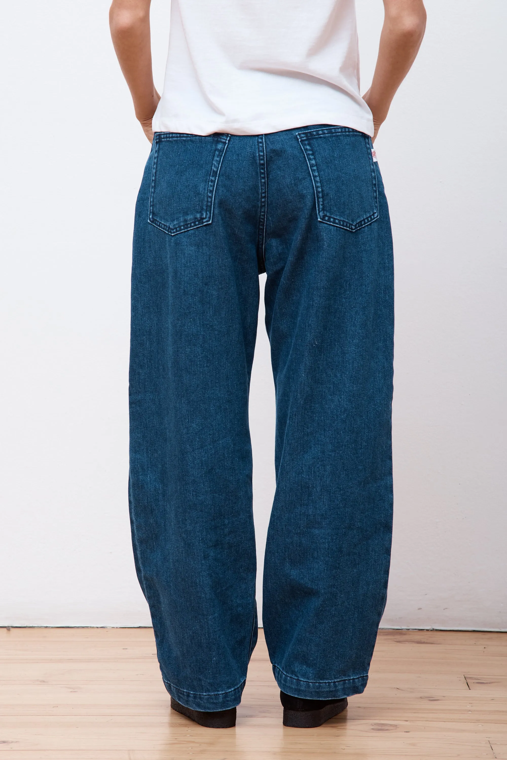 Easy Tuck Pants Light Indigo