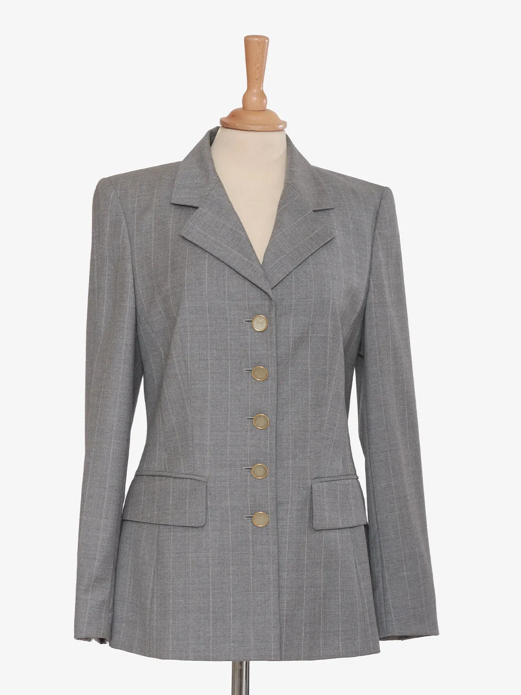 Escada Grey suit in cool wool