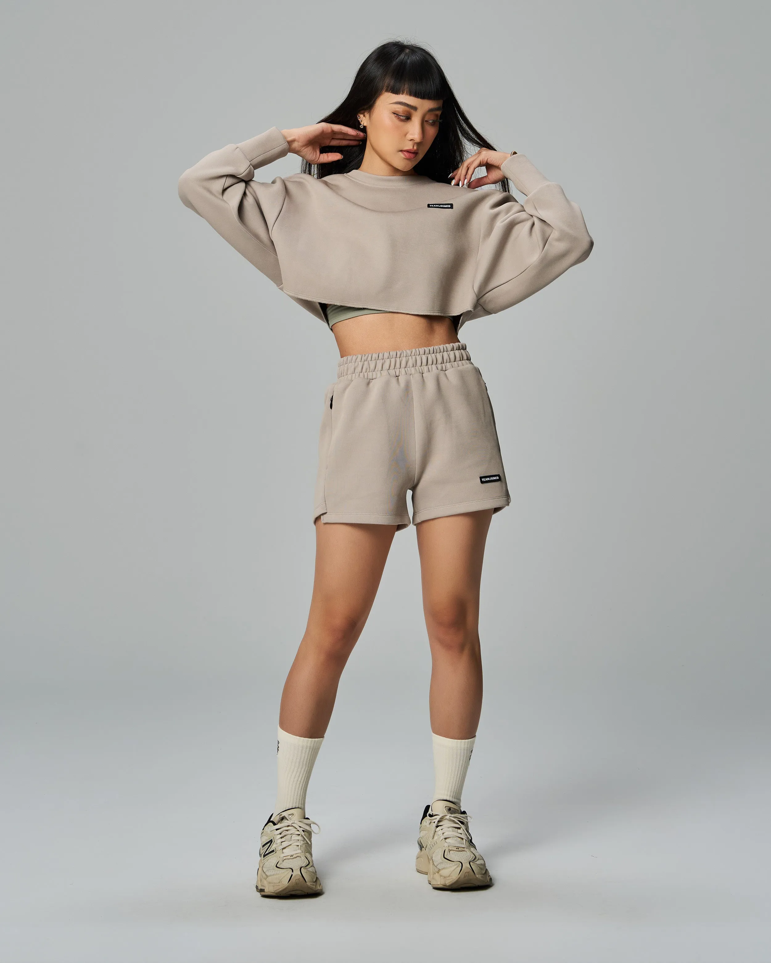 Everyday Label High-Waisted Shorts