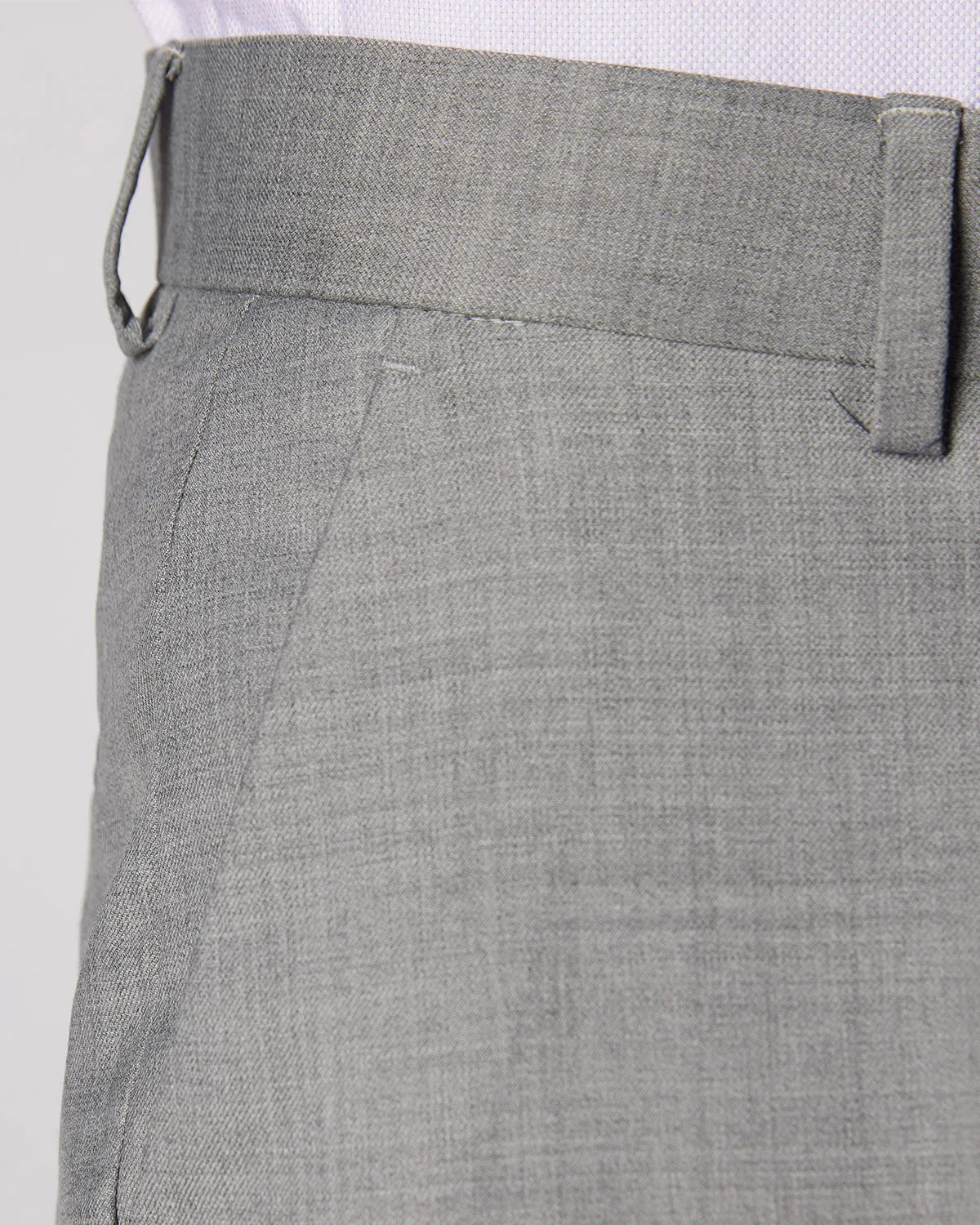 Exquisite Blended Wool Dress Pants - Grey