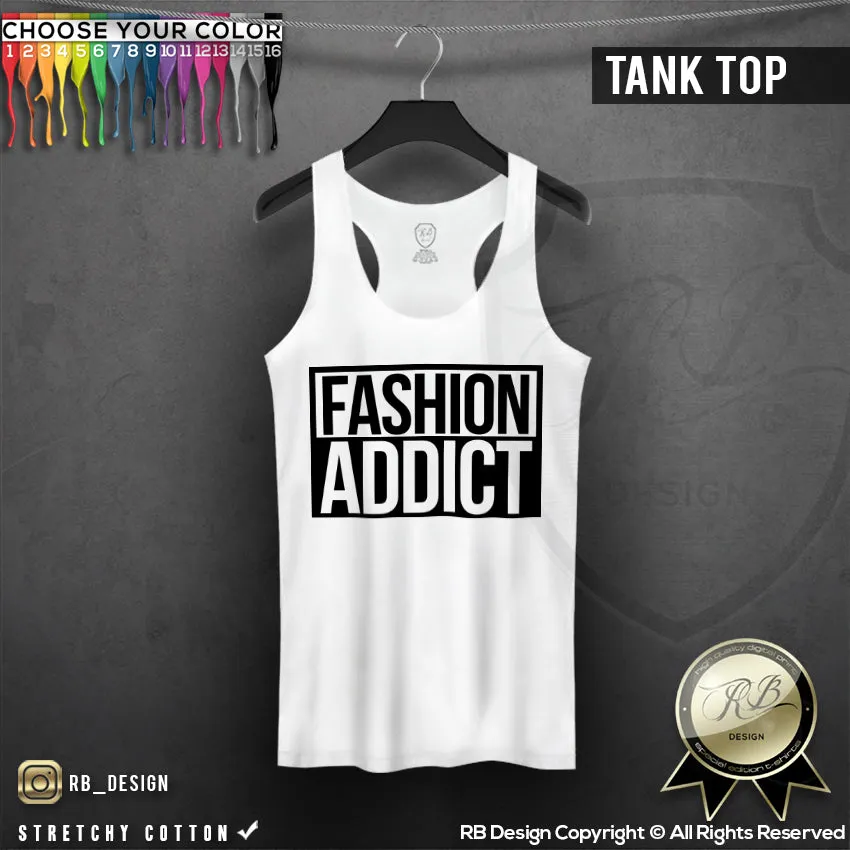 Fashion Addict Womens T-shirt Trendy Slim Fit Tank Top WD020