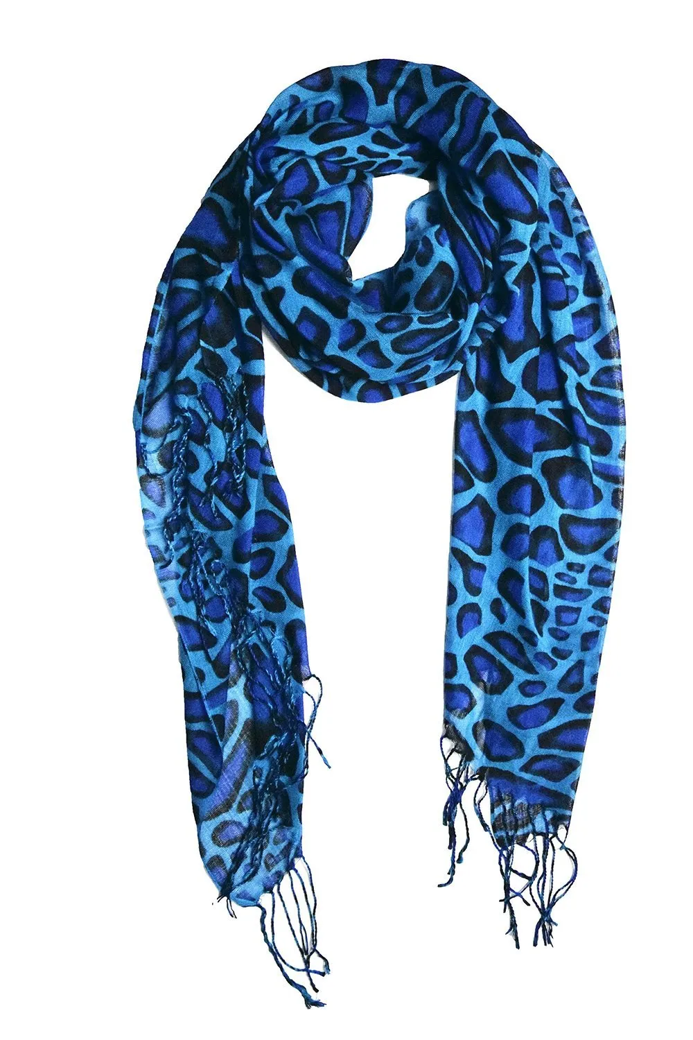 Fashionable Trendy Giraffe Print Animal Print Pashmina Shawl Wrap