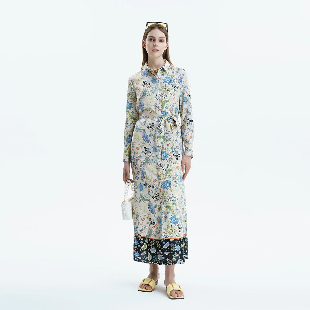 Floral Printed Maxi Outerwear